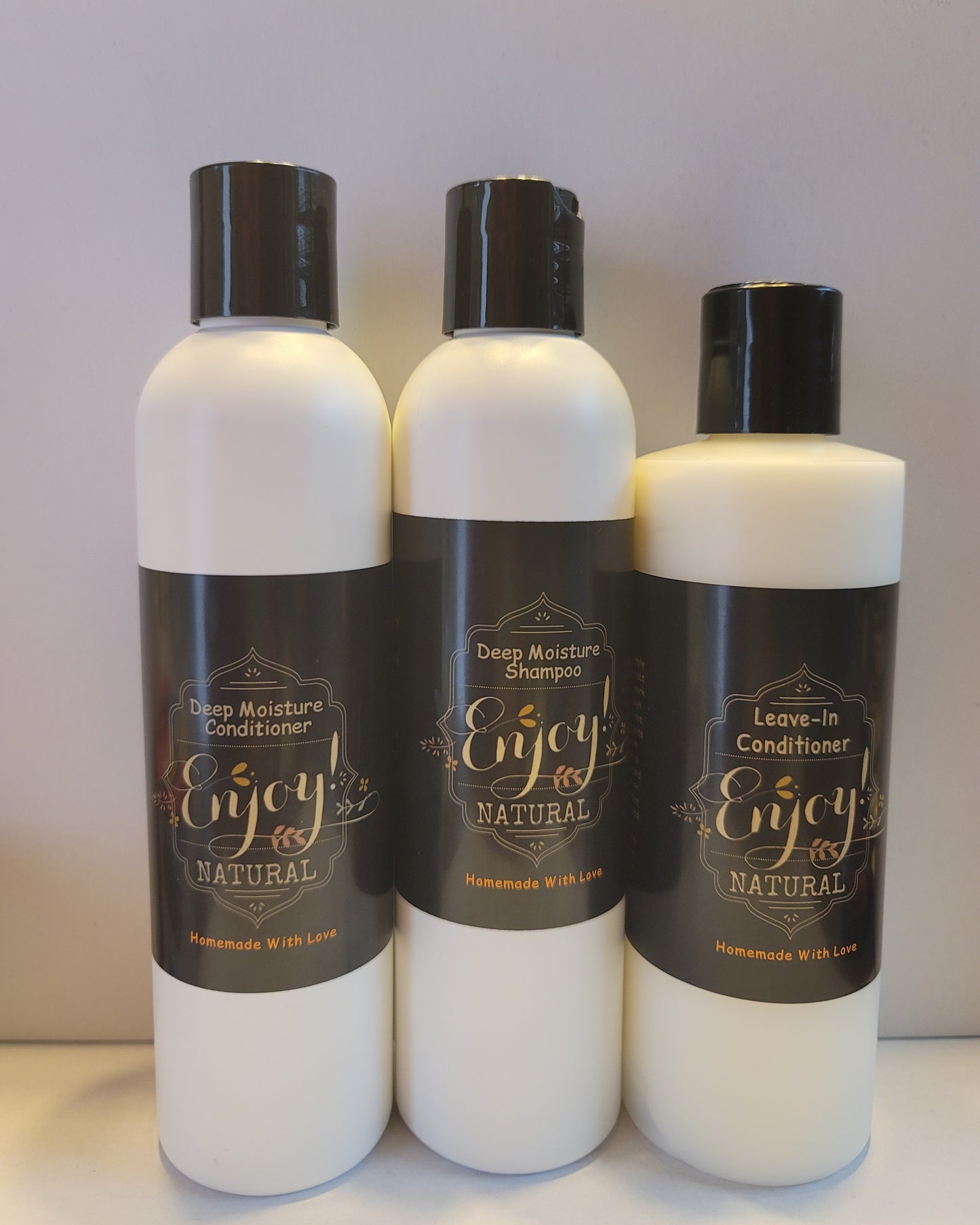 Ultimate Wash Trio- Includes 8 oz Shampoo, 8 oz Conditioner, & 8 oz Leave-In conditioner